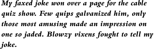 Bembo Pro Extra Bold Italic