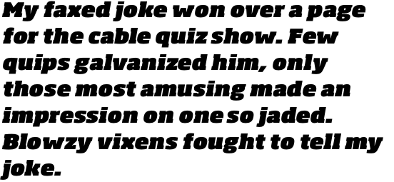 Soho Pro Ultra Italic