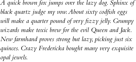 Bembo Std Italic