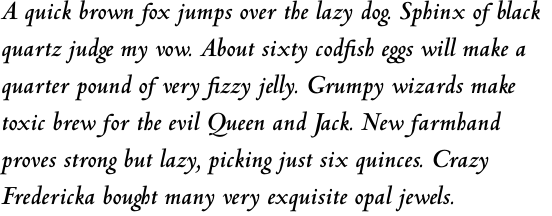 Centaur Pro Bold Italic