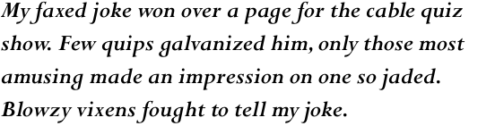 Perpetua Pro Bold Italic