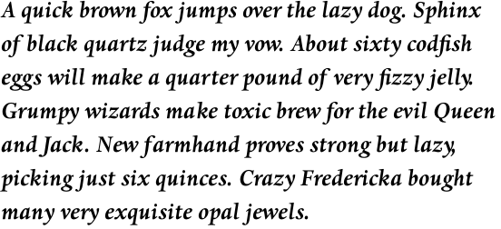 Dante Pro Bold Italic
