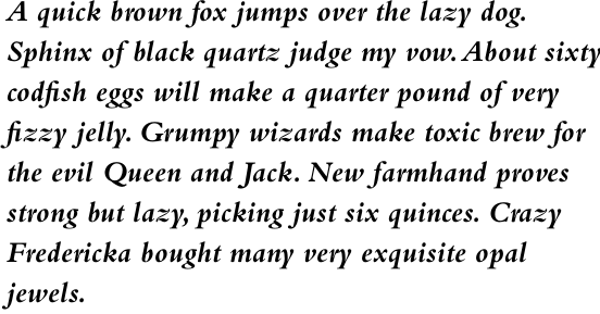 Bembo Std Bold Italic