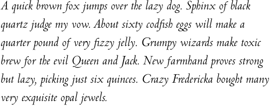 Centaur Std Italic