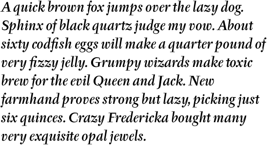 ITC Tyfa Pro Medium Italic
