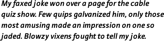 ITC Tabula Pro Bold Italic