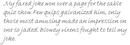 ITC Bradley Hand Std Italic