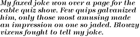 ITC Modern No. 216 Std Medium Italic