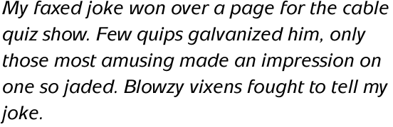 ITC Mixage Std Medium Italic