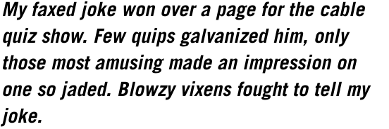 Trade Gothic Com Bold Oblique