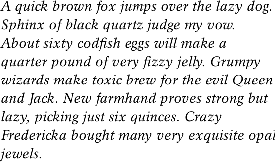 Rotation Std Italic