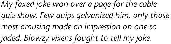 Agilita Com Light Italic