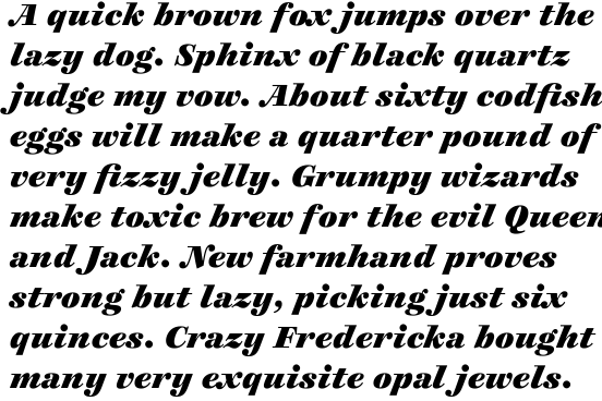 Cosmiqua Com Heavy Italic
