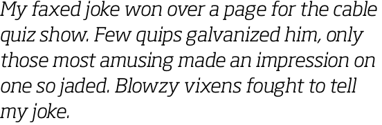Soho Pro Light Italic