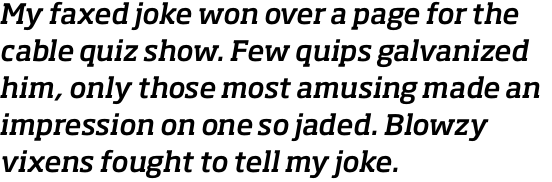 Soho Pro Medium Italic