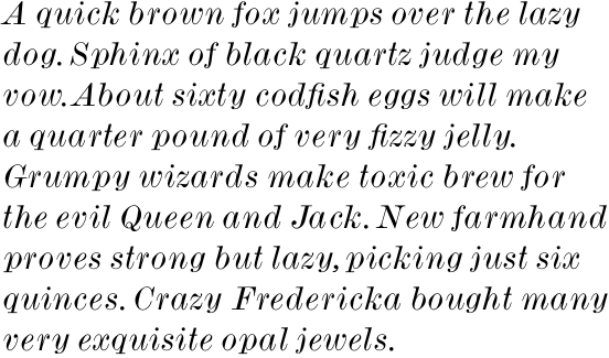 Monotype Modern Std Wide Italic