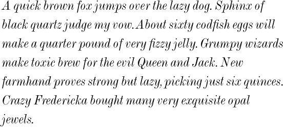 Monotype Modern Std Condensed Italic