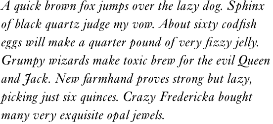 Ehrhardt Pro Italic