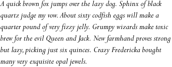 Perpetua Std Italic