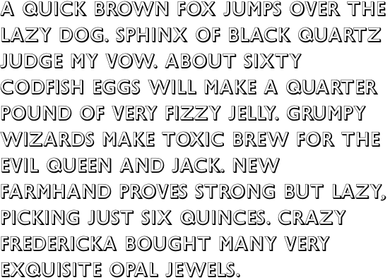 Gill Sans Shadow Std