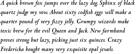Centaur Std Bold Italic