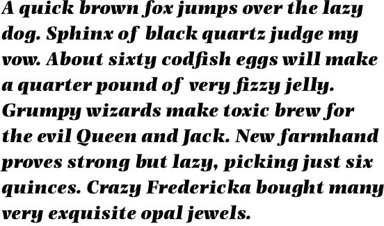 Photina Pro Ultra Bold Italic