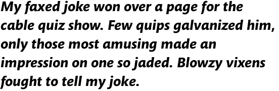Mundo Sans Std Bold Italic