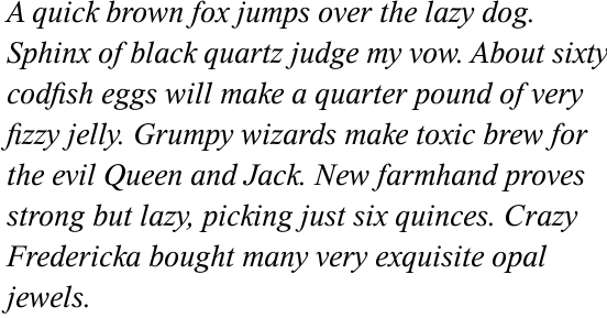 Thorndale Std Italic