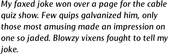 Mosquito Std Italic