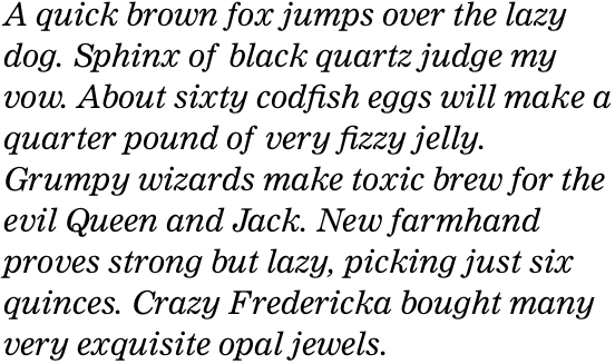 Clarion Std Italic