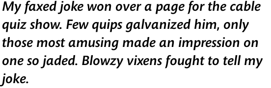 Mundo Sans Std Medium Italic