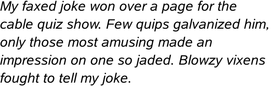 Albany Std Italic