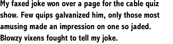 Abadi Pro Condensed Bold