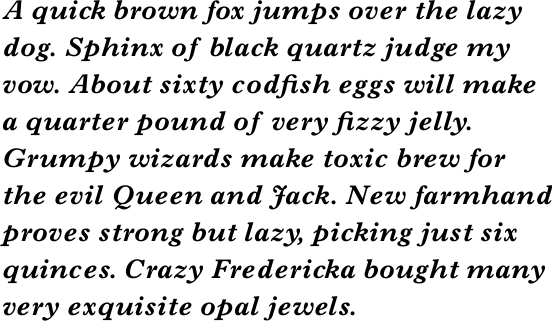 Imprint Pro Bold Italic