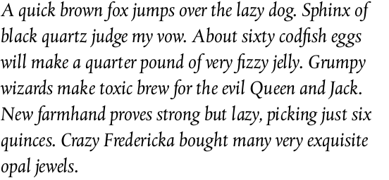 Albertina Std Italic