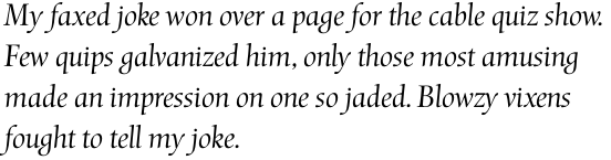 Mentor Pro Light Italic