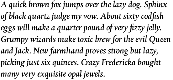 Albertina Pro Medium Italic