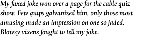 Albertina Pro Medium Italic