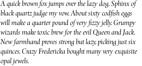 Mentor Std Light Italic