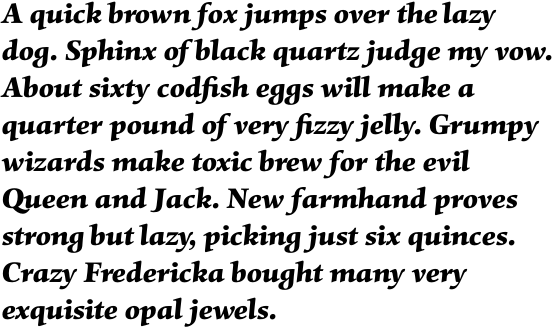 Mentor Std Black Italic