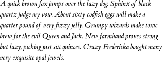 Blado Std Italic