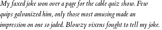 Blado Std Italic