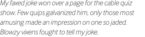 InterFace Corporate Thin Italic OT