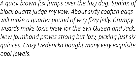 Taz III Light Italic OT