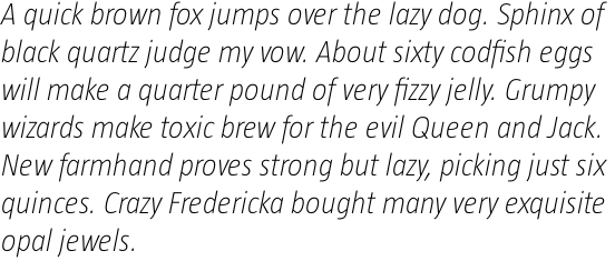 Taz III Extra Light Italic OT