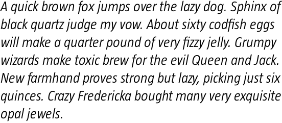 Taz III Semi Light Italic OT