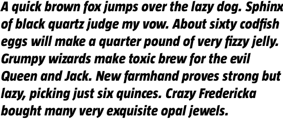 Taz III Extra Bold Italic OT