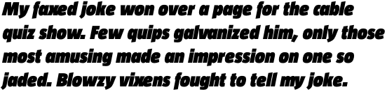 Taz III Ultra Black Italic OT