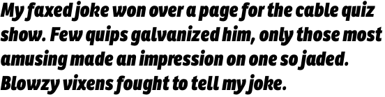Ronnia Condensed Heavy Italic OT