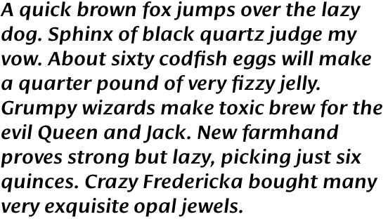 Cora Basic Medium Italic